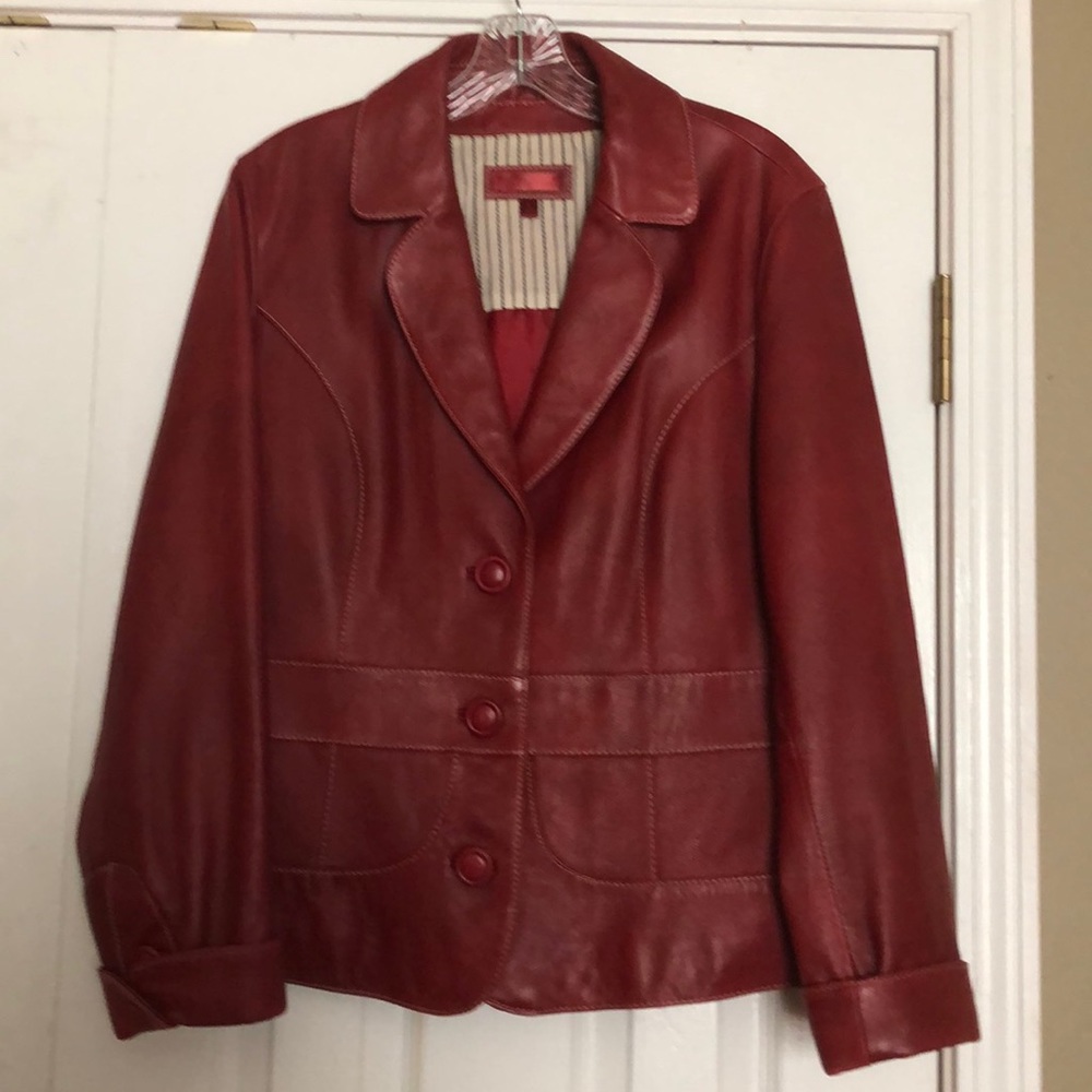 Leather jacket